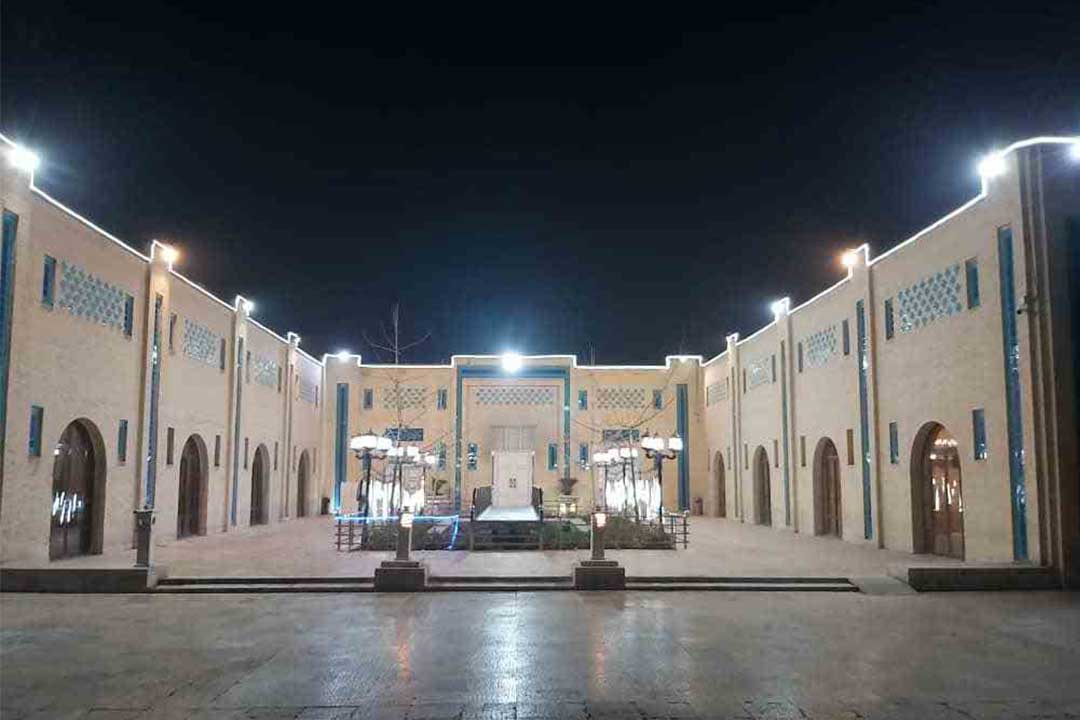 نمای زیبایی از تالار پذیرایی الماس شهر