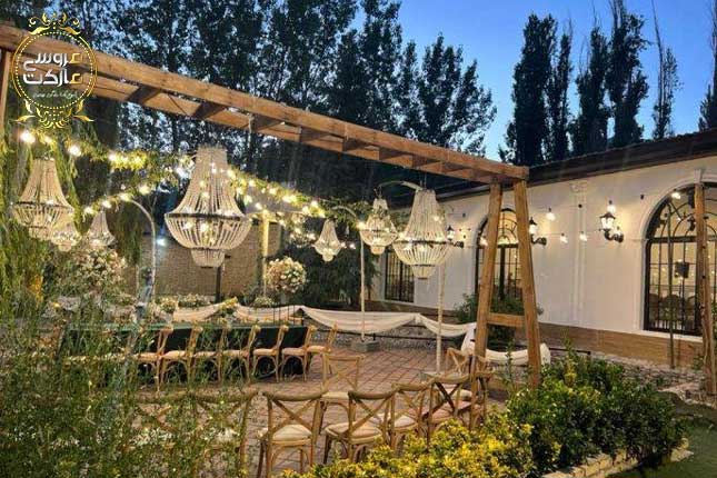 فضای باز باغ تالار رویاها در لواسان
