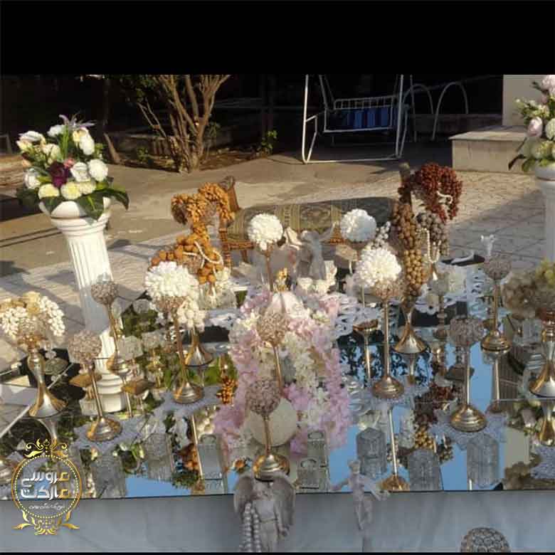 اجزای سفره عقد باغ تالار ارکیده