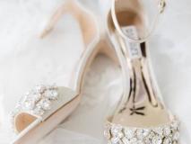 کفش پاشنه بلند روباز سفید
