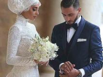 مدل عروس با حجاب سر