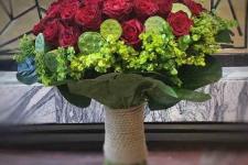تصویر بند انگشتی دسته گل زیبا  گالری گل خوشه