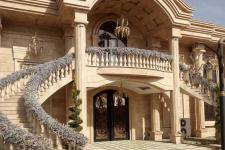 تصویر بند انگشتی نمای عمارت مجلل یاسین با طراحی لوکس و تشریفاتی